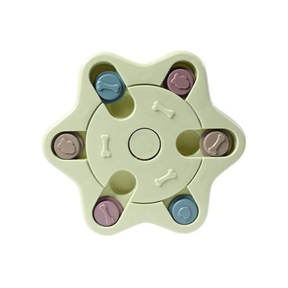 Pet Training Game Durable Dog Puzzle Toys Fun Feeding Anti-Choking Pet Slow Bowl Non-Slip Increase IQ Pet Food Dispenser Pet Cat
