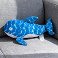 Plush Interactive Toys for Pets, Bite-Resistant, Squeaky Chewing Companion Cartoon Toy, Whale-Shaped, Suitable for Large, Medium, and Small Dogs, Suitable for Cats and Dogs, Double-Layer Material, Built-In Sound-Making Airbag