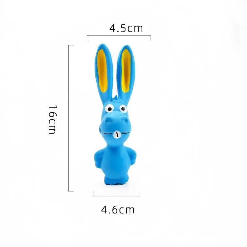 Latex Squeaky Pet Toys for Puppies Assorted Fun Animal and Sports Theme Chew Toys for Training