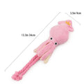 Pet Plush Toy for Small Large Dogs Cats Molar Toys Octopus Shape Interactive Cotton Rope Toy Dog AccessoriesTraining Squeaky