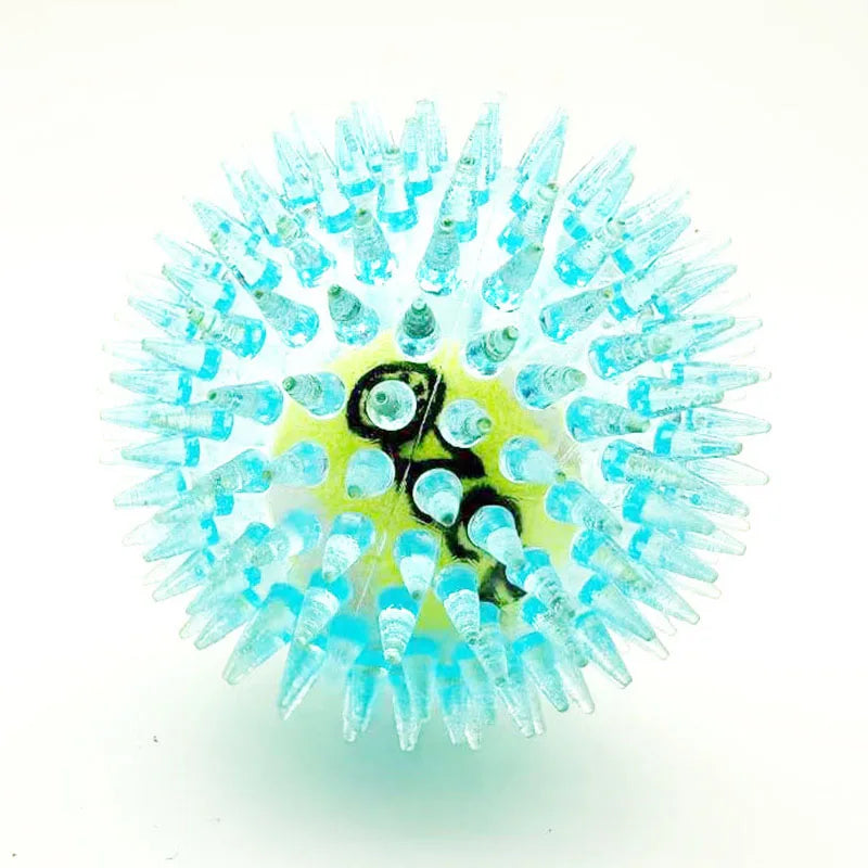 Pet dog toy, rubber tennis ball, prick ball, squeaking, grinding teeth, relieving boredom, accompanying various dogs of all size