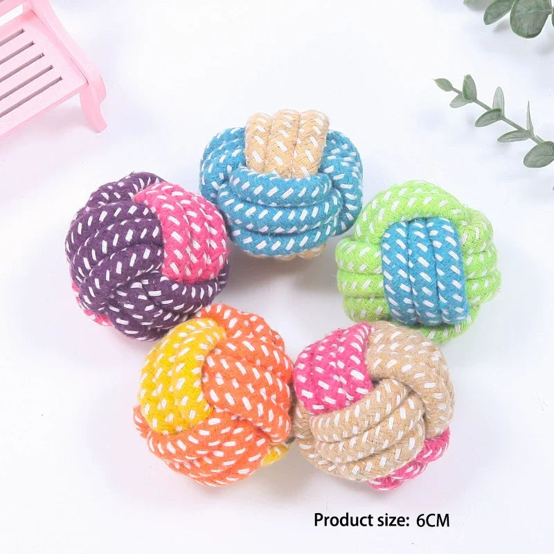 Pet Dog Toys for Large Small Dogs Toy Interactive Cotton Rope Mini Dog Toys Ball for Dogs Accessories Toothbrush Chew Puppy Toy