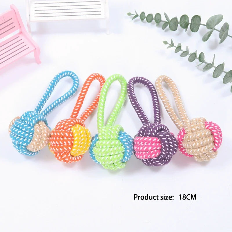 Pet Dog Toys for Large Small Dogs Toy Interactive Cotton Rope Mini Dog Toys Ball for Dogs Accessories Toothbrush Chew Puppy Toy