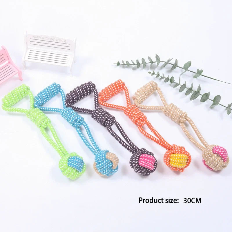 Pet Dog Toys for Large Small Dogs Toy Interactive Cotton Rope Mini Dog Toys Ball for Dogs Accessories Toothbrush Chew Puppy Toy