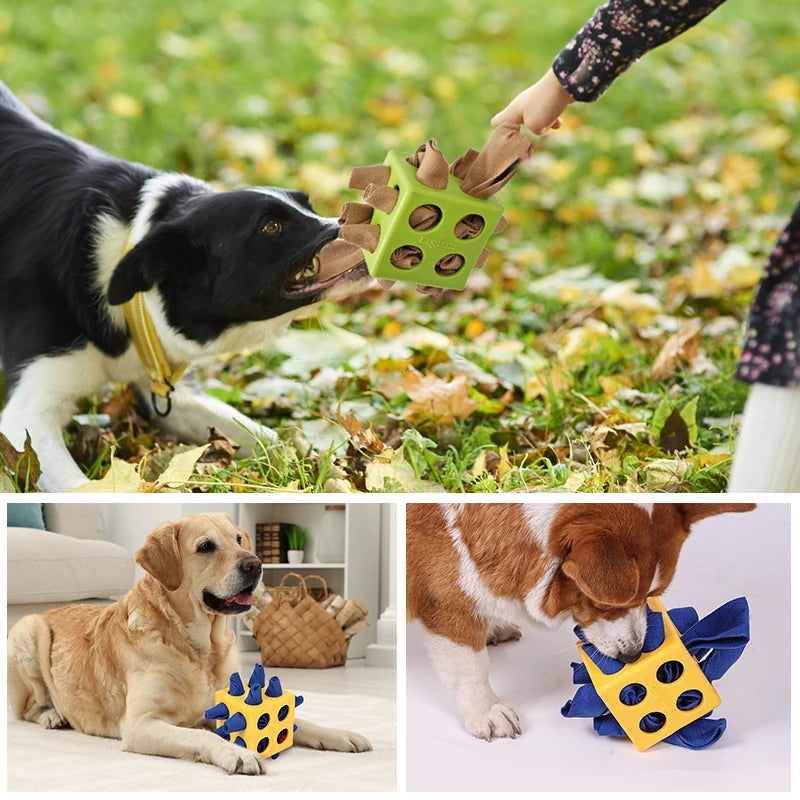 Pet Dog Toys Dog Snuffle Toy Dog Grinding Teeth Chewing Toy Bite Resistant Puzzle Toy Pet Puzzle Interactive Toys Pet Supplies