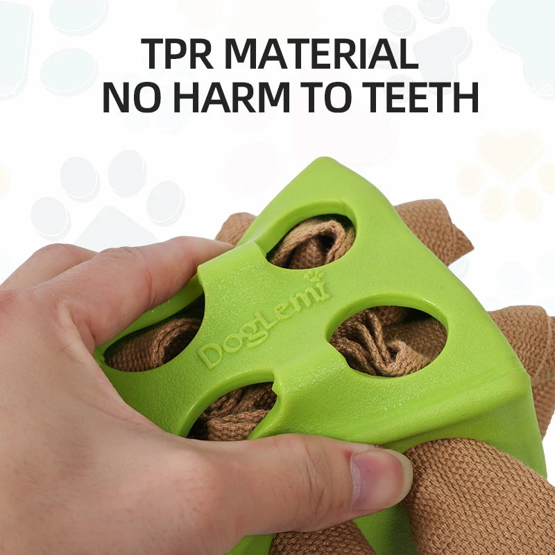 Pet Dog Toys Dog Snuffle Toy Dog Grinding Teeth Chewing Toy Bite Resistant Puzzle Toy Pet Puzzle Interactive Toys Pet Supplies