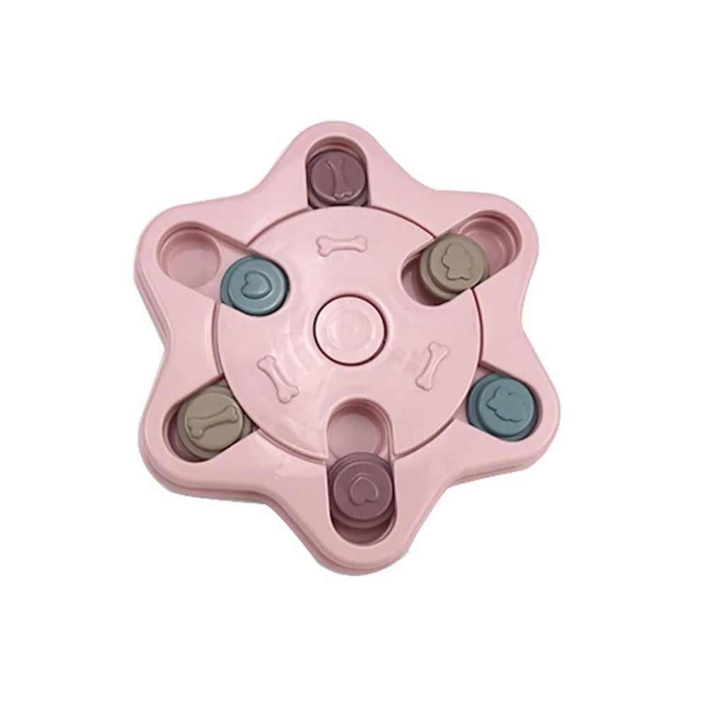 Pet Training Game Durable Dog Puzzle Toys Fun Feeding Anti-Choking Pet Slow Bowl Non-Slip Increase IQ Pet Food Dispenser Pet Cat