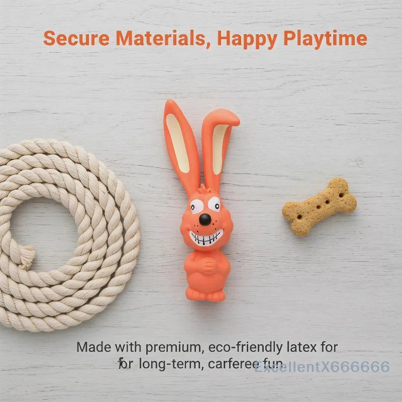 Latex Squeaky Pet Toys for Puppies Assorted Fun Animal and Sports Theme Chew Toys for Training