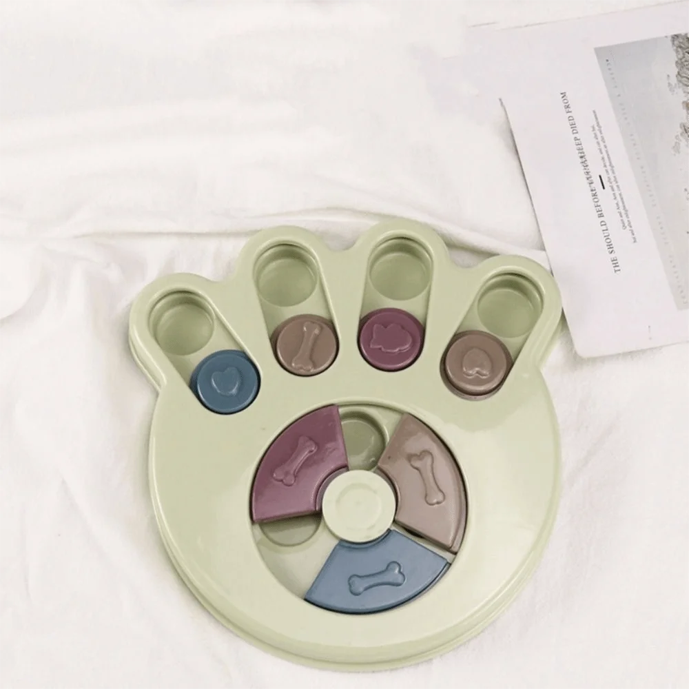 Pet Training Game Durable Dog Puzzle Toys Fun Feeding Anti-Choking Pet Slow Bowl Non-Slip Increase IQ Pet Food Dispenser Pet Cat