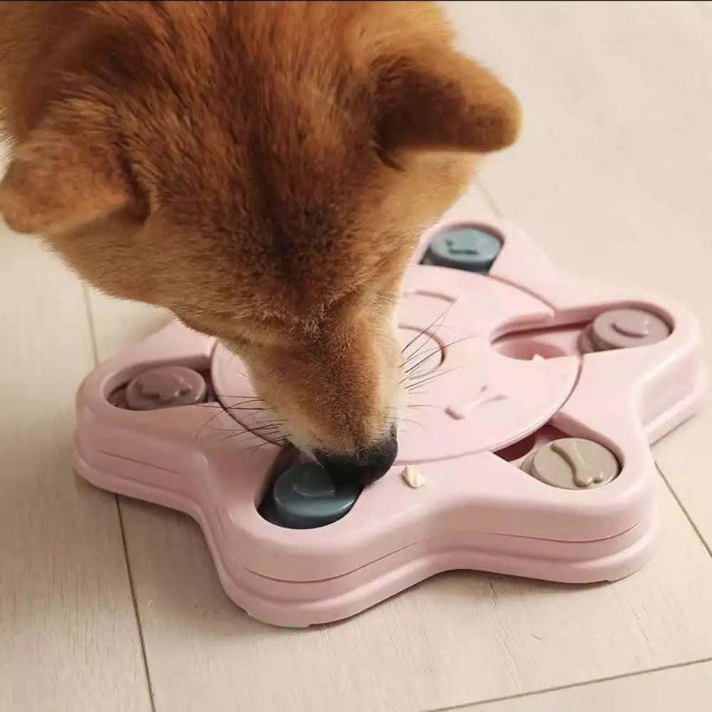 Pet Training Game Durable Dog Puzzle Toys Fun Feeding Anti-Choking Pet Slow Bowl Non-Slip Increase IQ Pet Food Dispenser Pet Cat